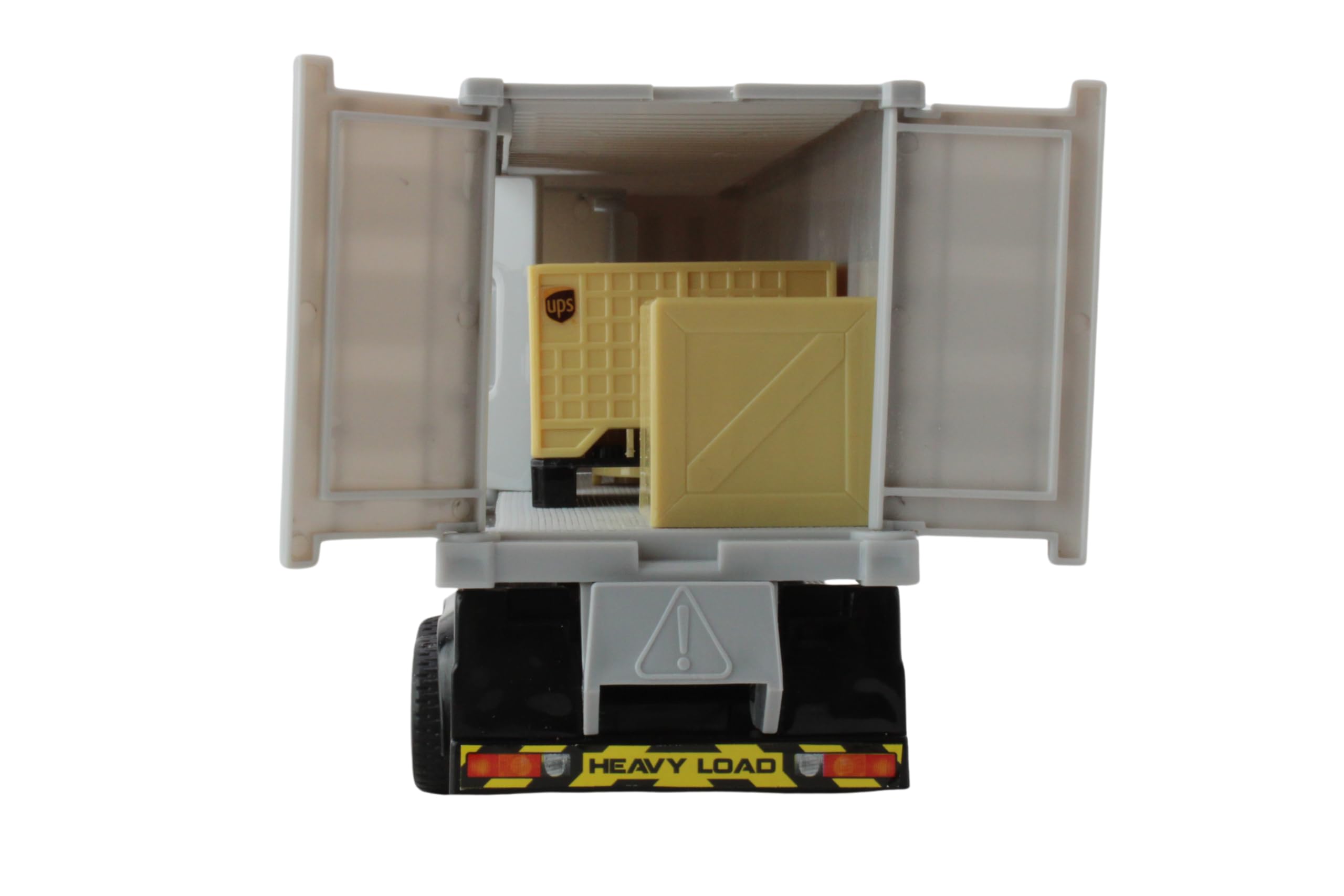 Daron Action Truck – UPS – Officially Licensed Delivery Truck Toy with Lights, Sounds, Forklift, Cargo Boxes, and Opening Doors for Kids Ages 3+ - Image 9