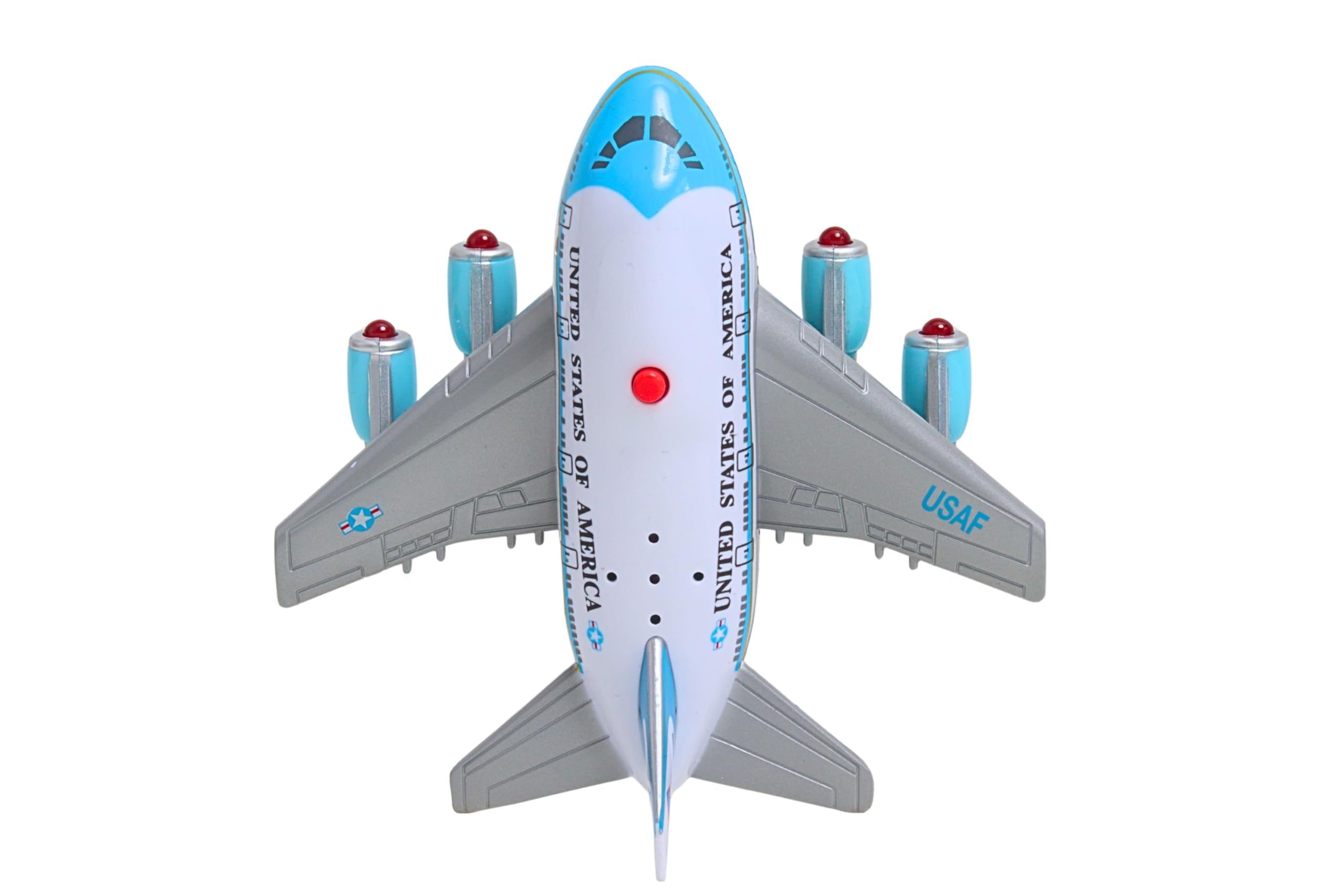 Daron Air Force One Pullback Airplane Toy – Officially Licensed Presidential Aircraft with Lights & Sound – Plastic Model Jet for Kids Ages 3+ - Image 8