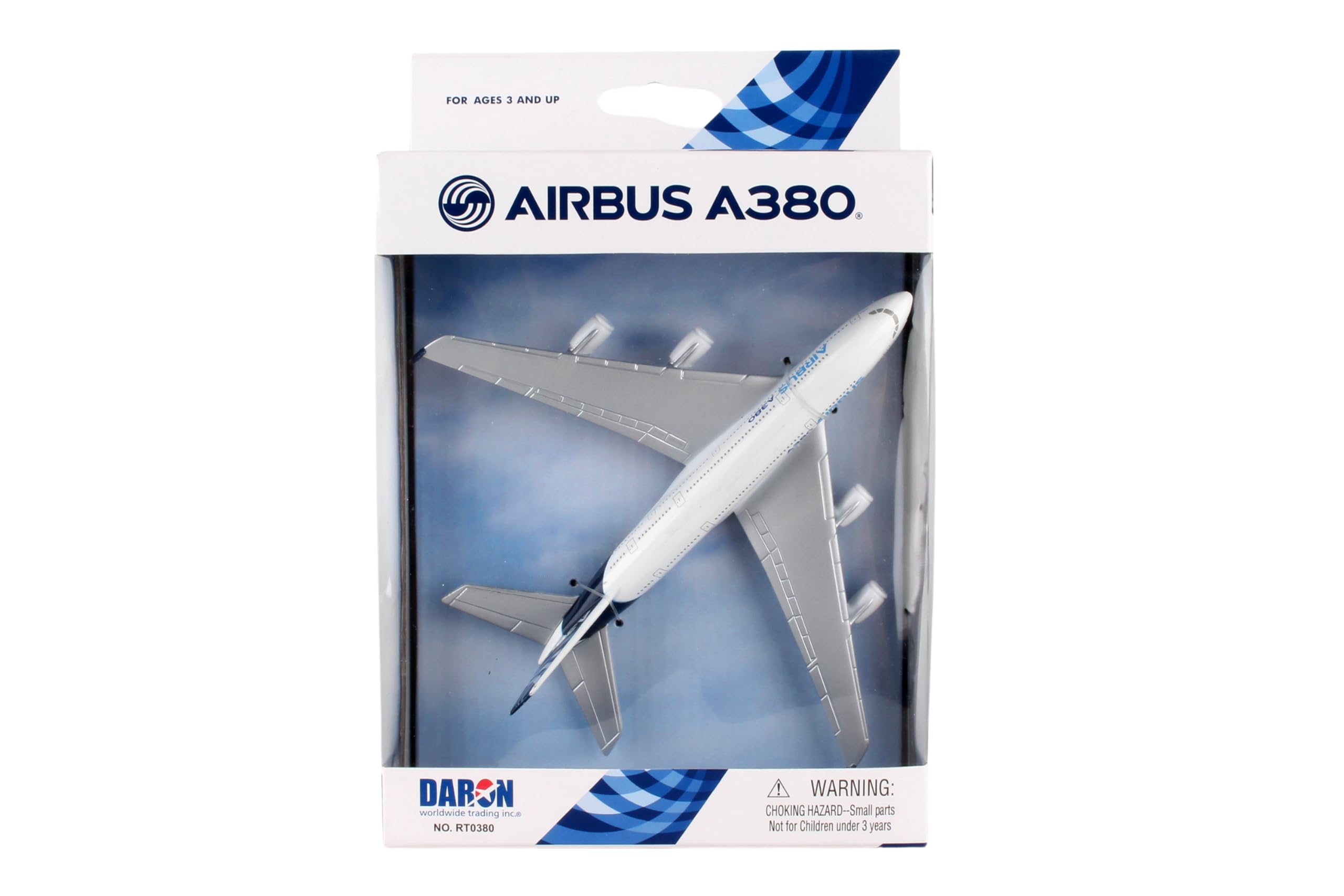 Daron Airbus Single Plane A380 White - Image 4