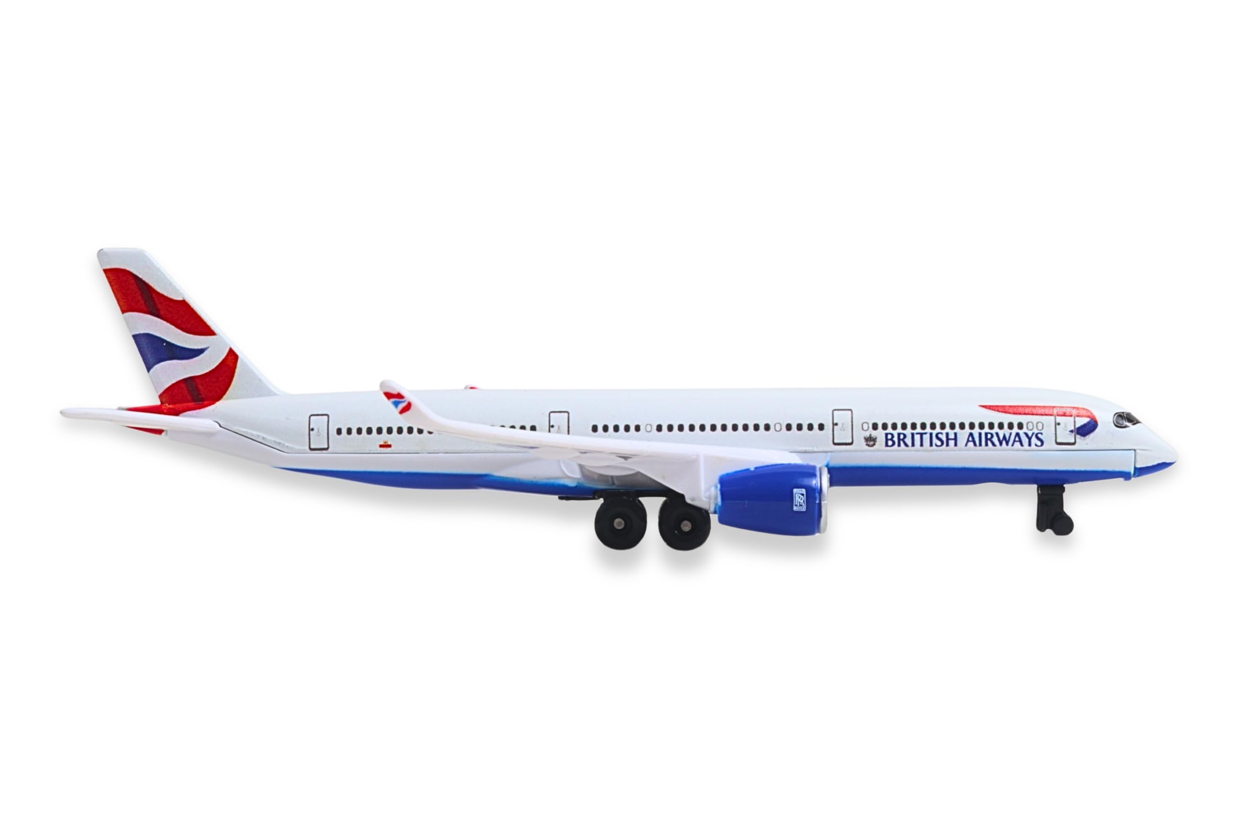 Daron British Airways A350 Single Plane Die-Cast Metal Collectible Airplane Toy with Plastic Parts, Authentic British Airways Livery, for Ages 3+ - Image 7