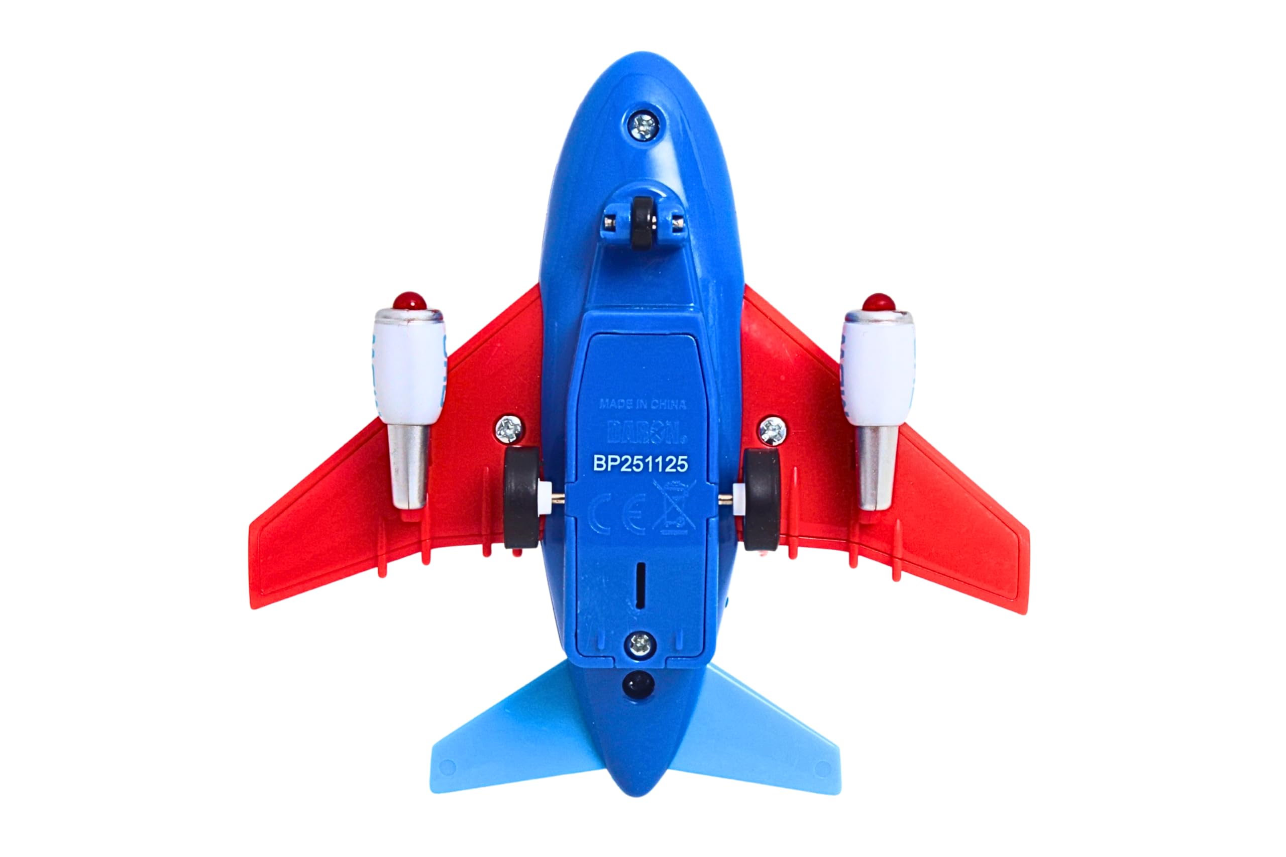 Daron Chicago Pullback Airplane – Light & Sound Jet Toy with Electronic Take-Off Sounds, 4¼-Inch Plastic Aircraft for Kids Ages 3+ - Image 11