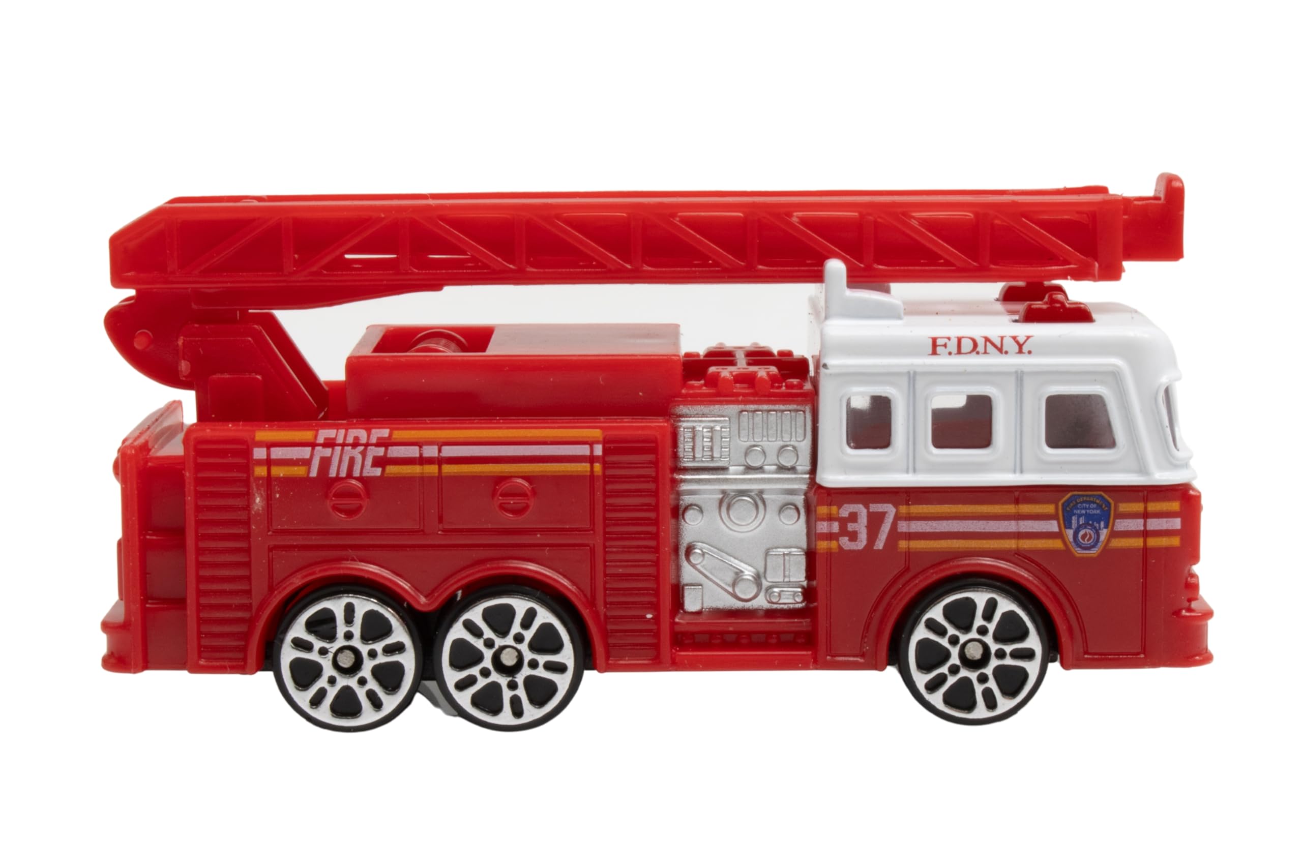 Daron FDNY Deluxe 11-Piece Playset of Die-Cast Metal and Plastic Vehicles, Aircraft, Figures, and Accessories Toy and Collectible Gift Pack for Ages 3+ - Image 4