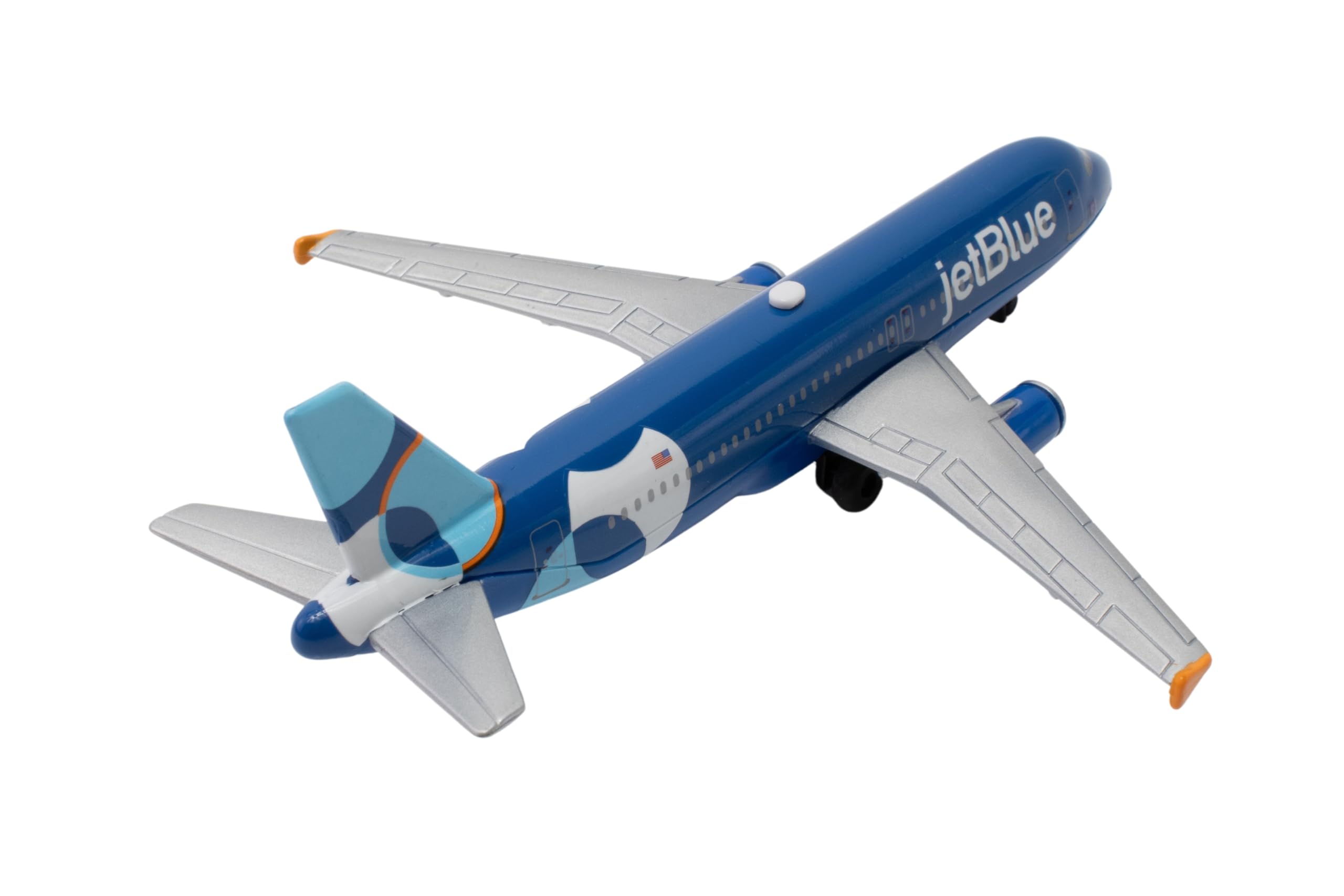 Daron jetBlue Airlines A320neo Spotlight Livery 1/100 Die-Cast Metal Single Plane Collectible Airplane Toy with Plastic Parts Ages 3+ - Image 10