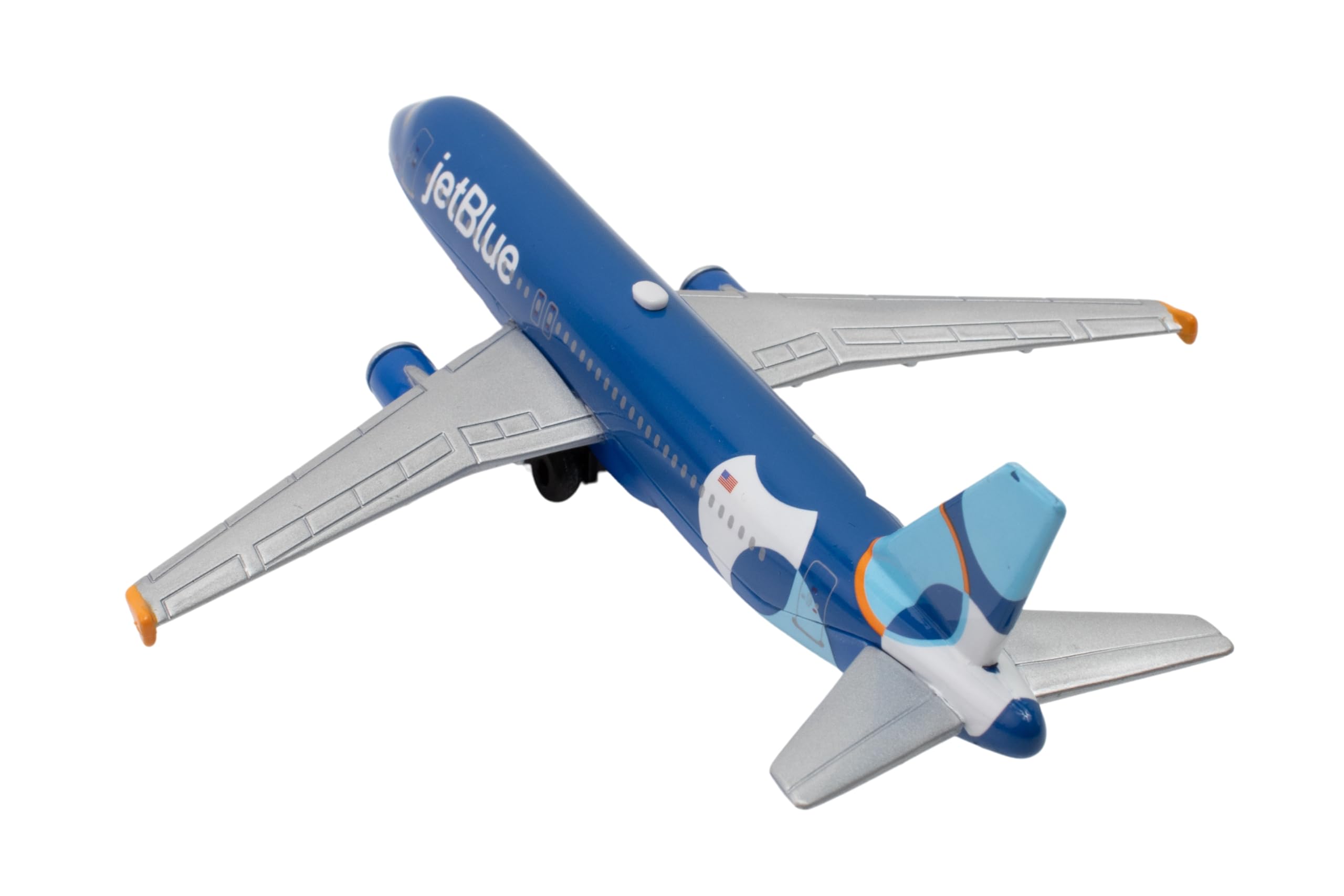 Daron jetBlue Airlines A320neo Spotlight Livery 1/100 Die-Cast Metal Single Plane Collectible Airplane Toy with Plastic Parts Ages 3+ - Image 11