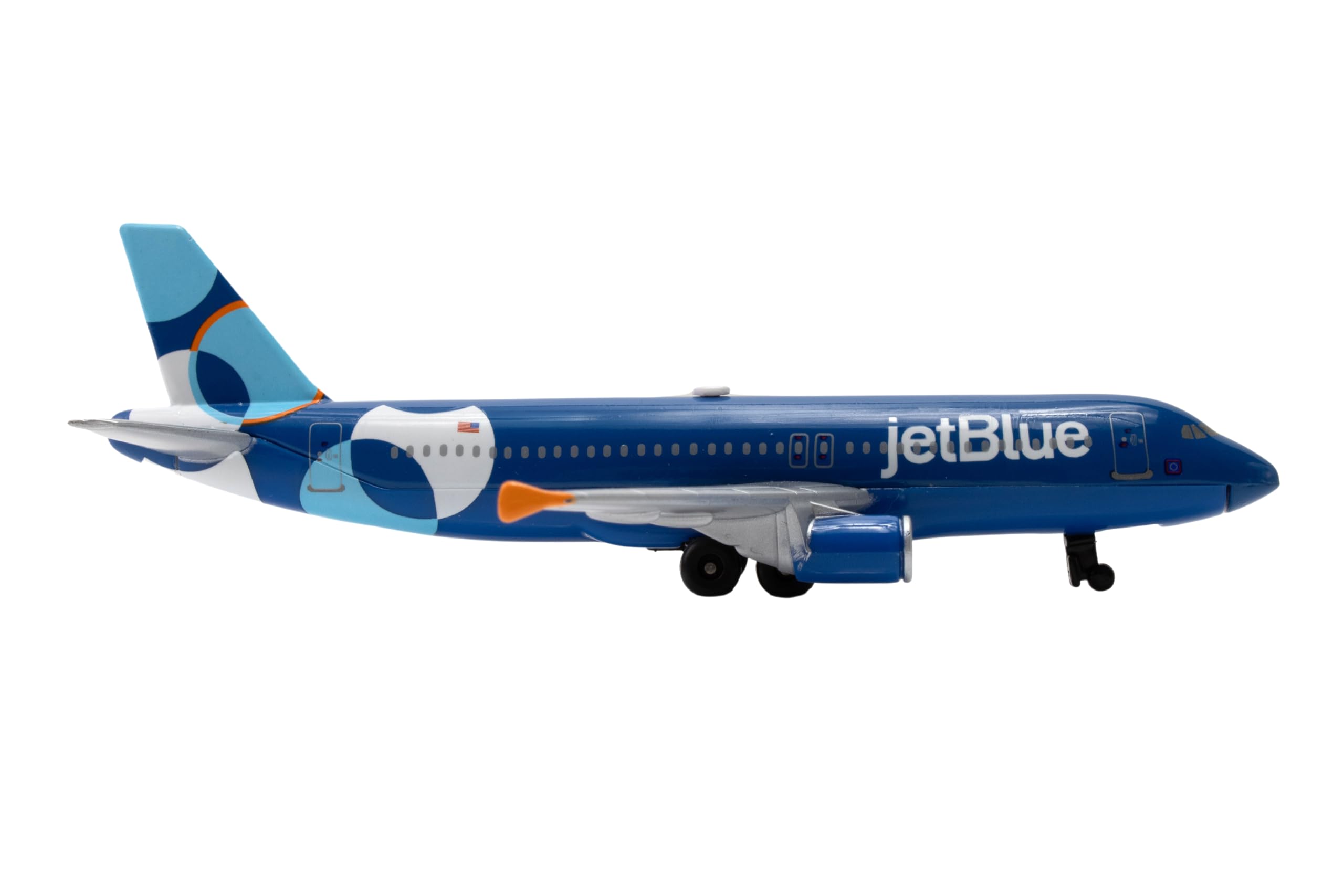 Daron jetBlue Airlines A320neo Spotlight Livery 1/100 Die-Cast Metal Single Plane Collectible Airplane Toy with Plastic Parts Ages 3+ - Image 12