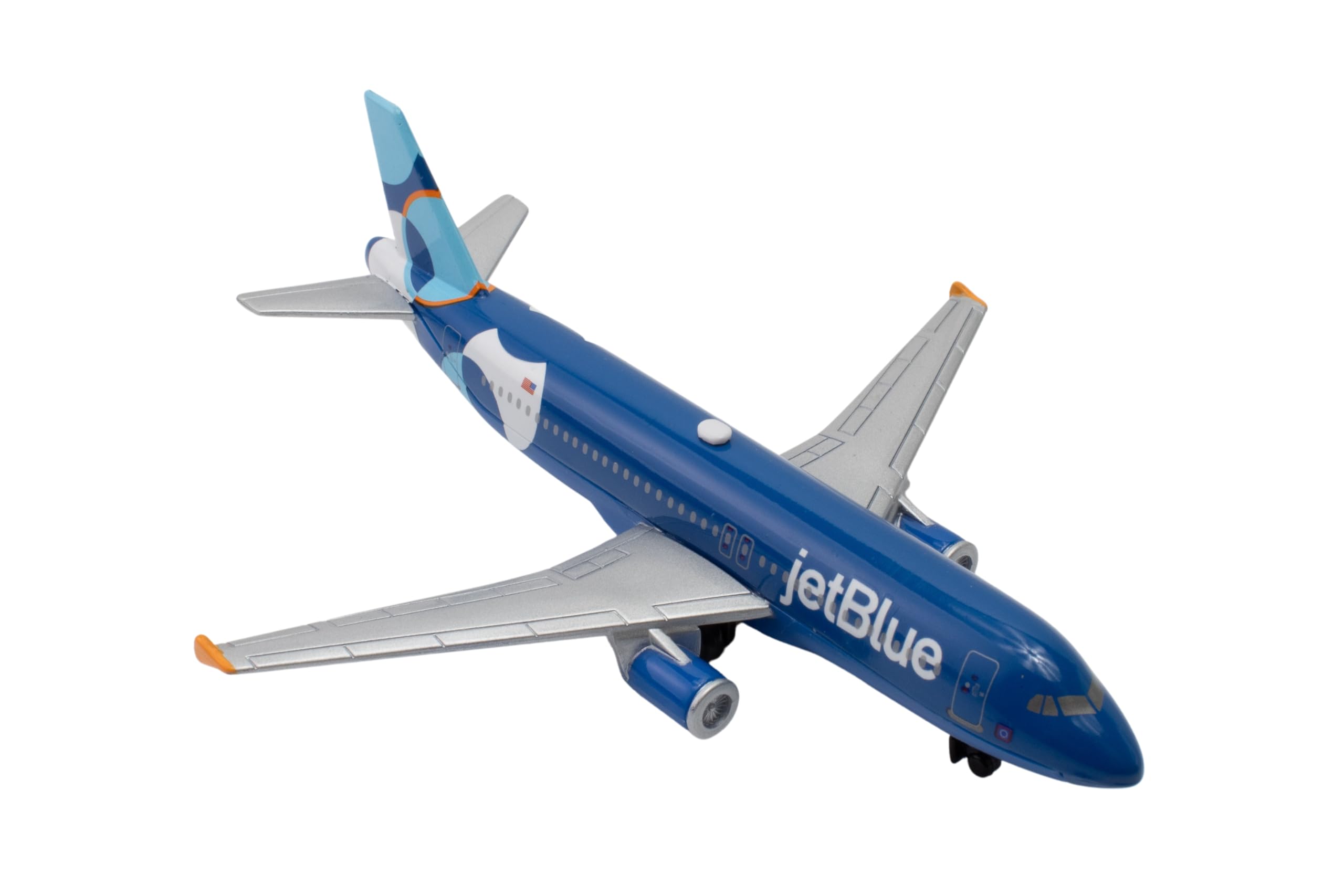 Daron jetBlue Airlines A320neo Spotlight Livery 1/100 Die-Cast Metal Single Plane Collectible Airplane Toy with Plastic Parts Ages 3+ - Image 8