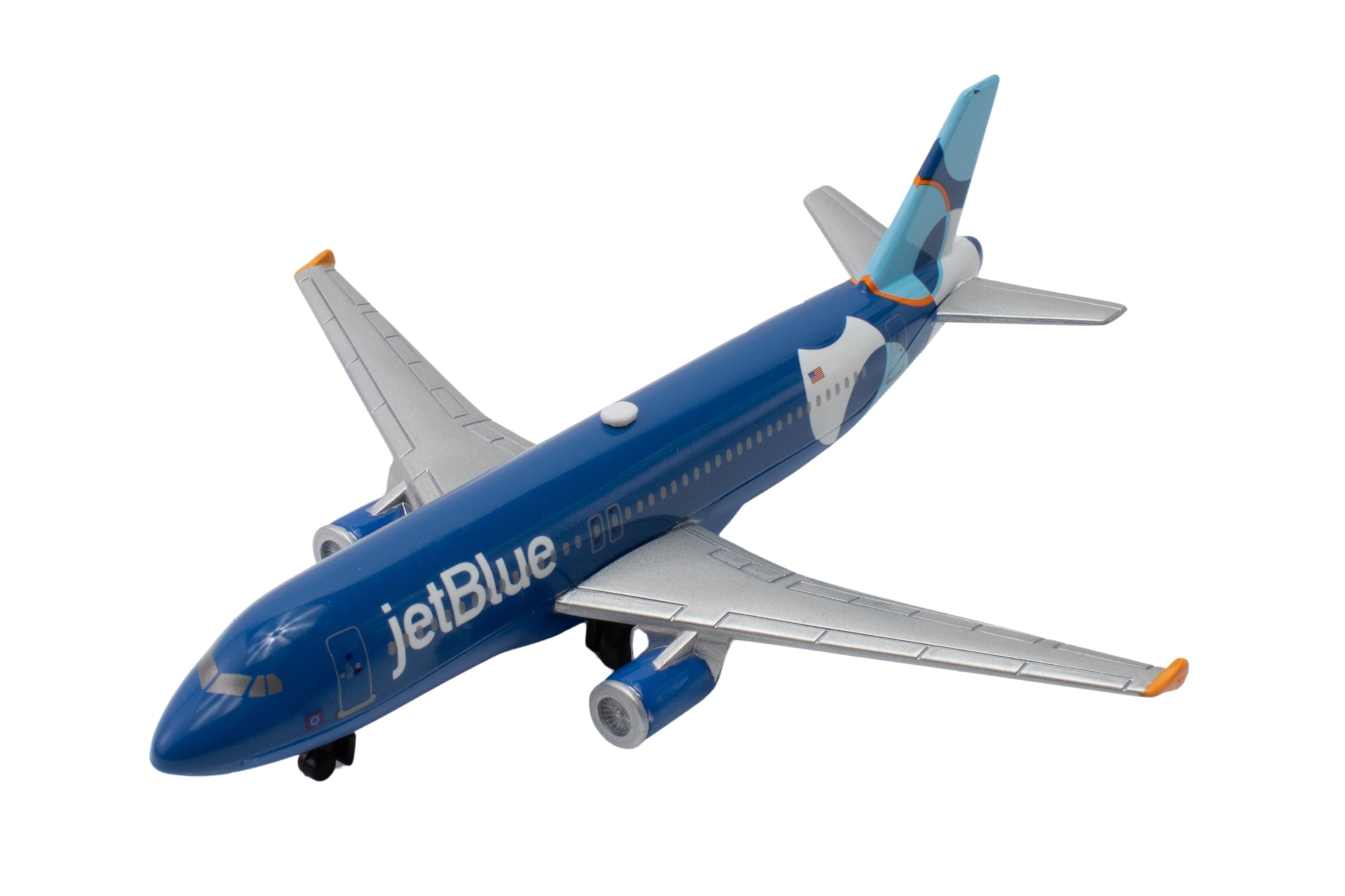 Daron jetBlue Airlines A320neo Spotlight Livery 1/100 Die-Cast Metal Single Plane Collectible Airplane Toy with Plastic Parts Ages 3+ - Image 9
