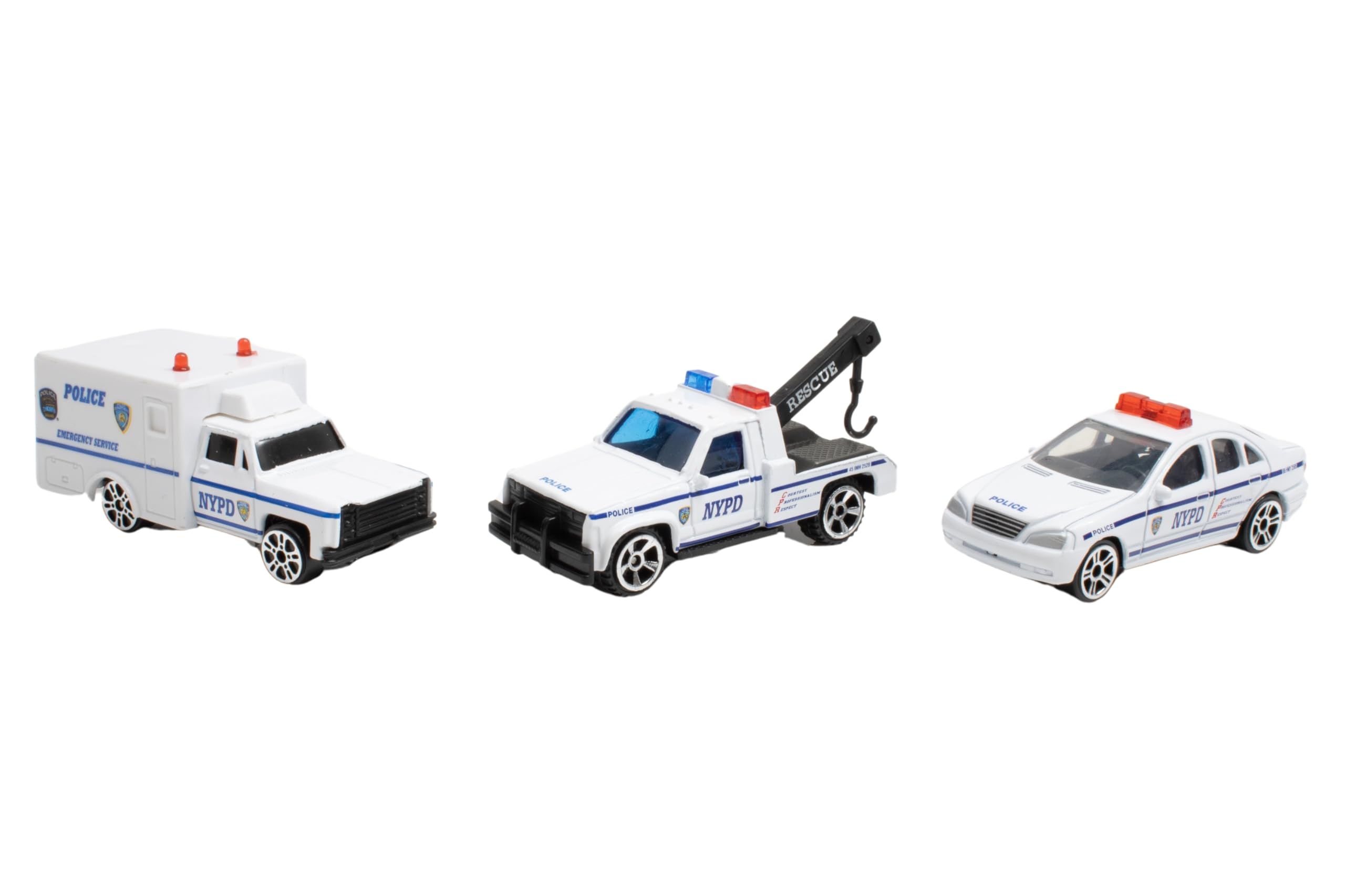Daron NYPD Deluxe 11-Piece Playset of Die-Cast Metal and Plastic Vehicles, Aircraft, Figures, and Accessories Toy and Collectible Gift Pack for Ages 3+ - Image 7