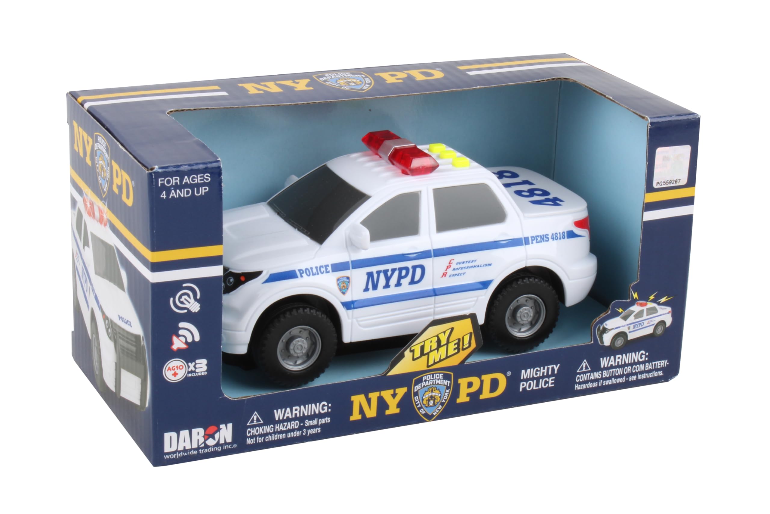 Daron NYPD Mighty Police Car - Image 7