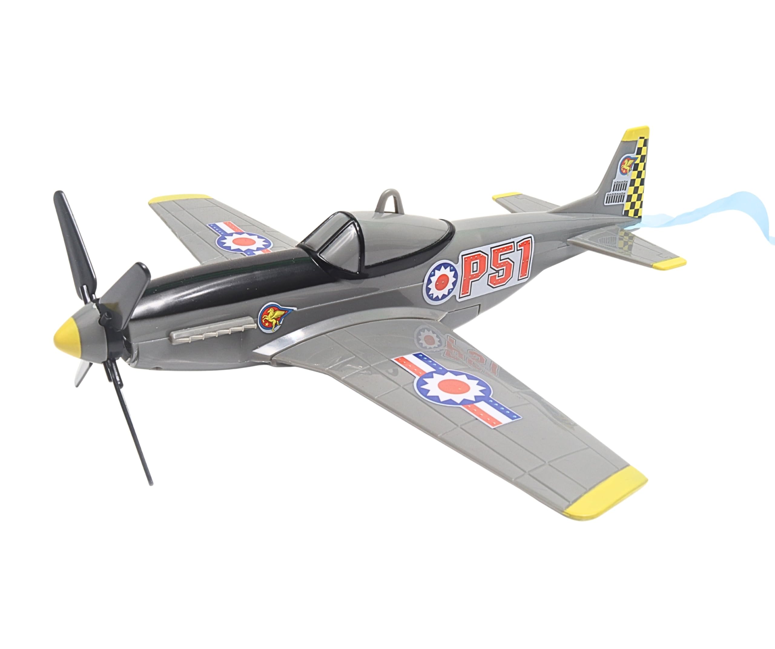 Daron Sky Fighter Flying Toy on a String , Grey - Image 6