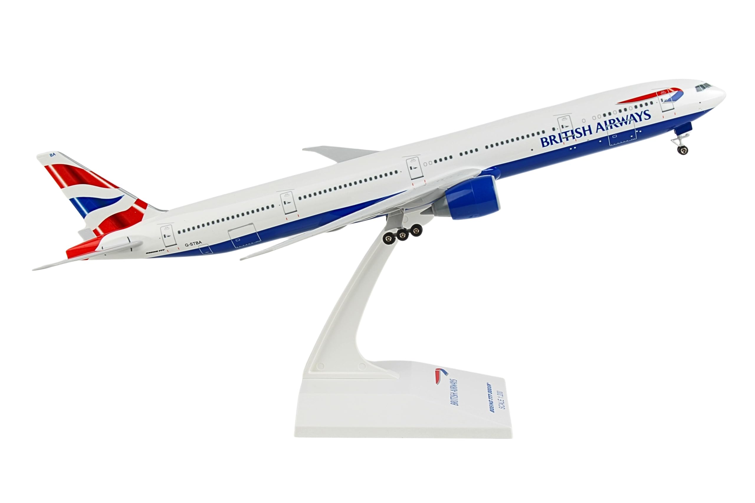 Daron Skymarks British Airways 777-300ER 1/200 with Gear Model Kit , White - Image 3