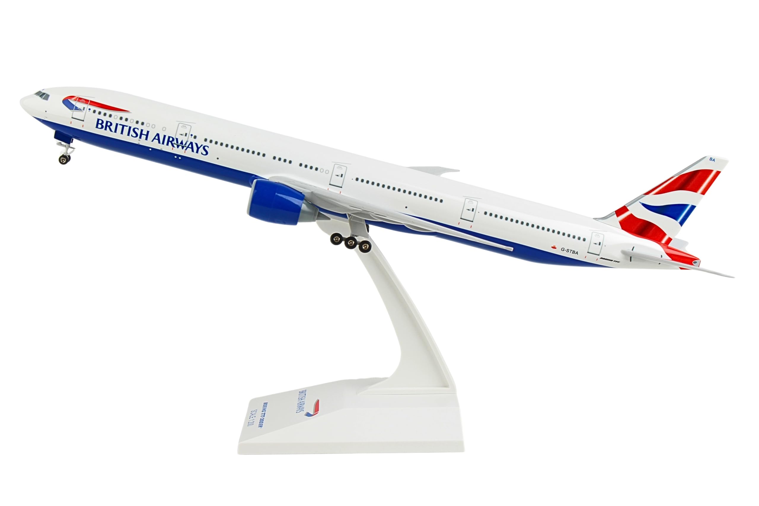 Daron Skymarks British Airways 777-300ER 1/200 with Gear Model Kit , White - Image 4