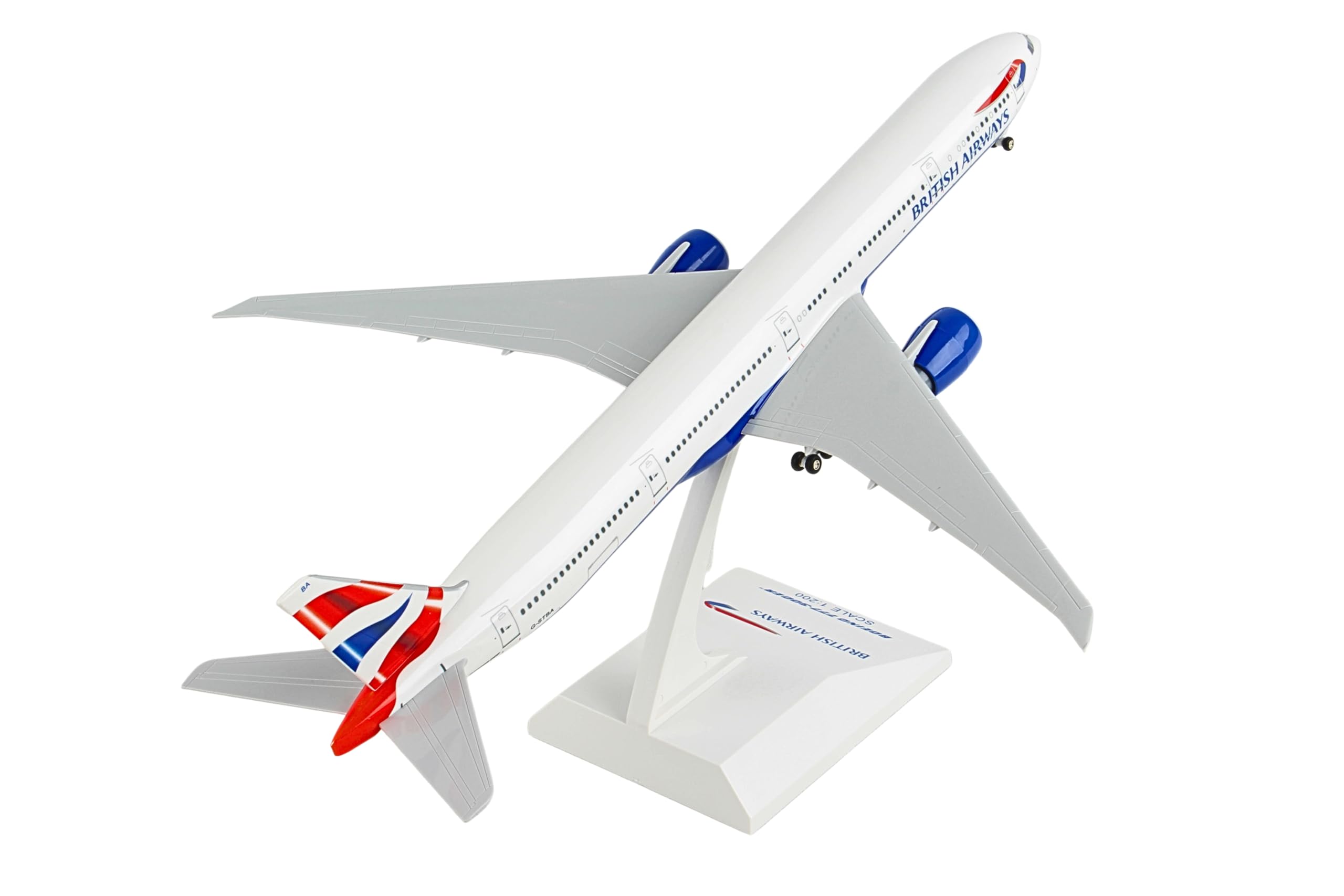 Daron Skymarks British Airways 777-300ER 1/200 with Gear Model Kit , White - Image 5