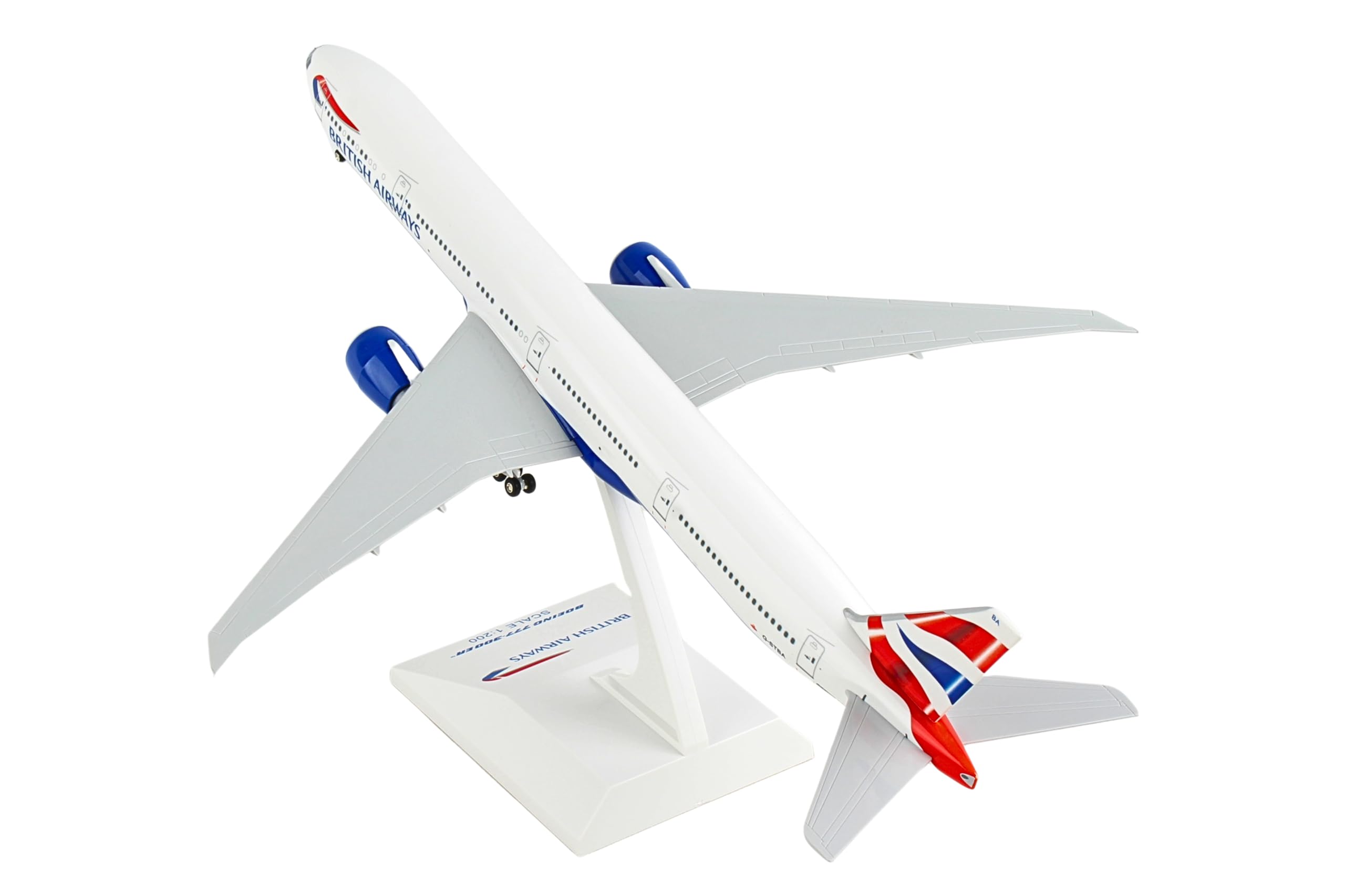 Daron Skymarks British Airways 777-300ER 1/200 with Gear Model Kit , White - Image 6