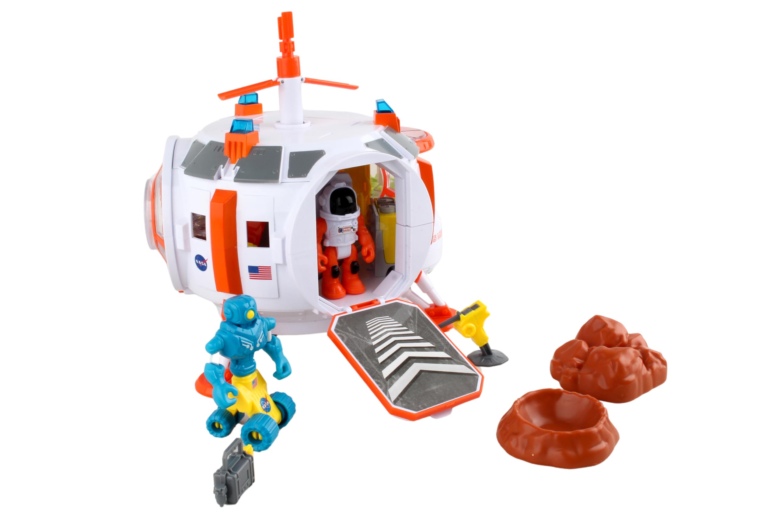 Daron Space Adventure x Mars Mission: Mars Space Station w/Astronaut, Robot & Accessories/Lights & Sounds - Image 3
