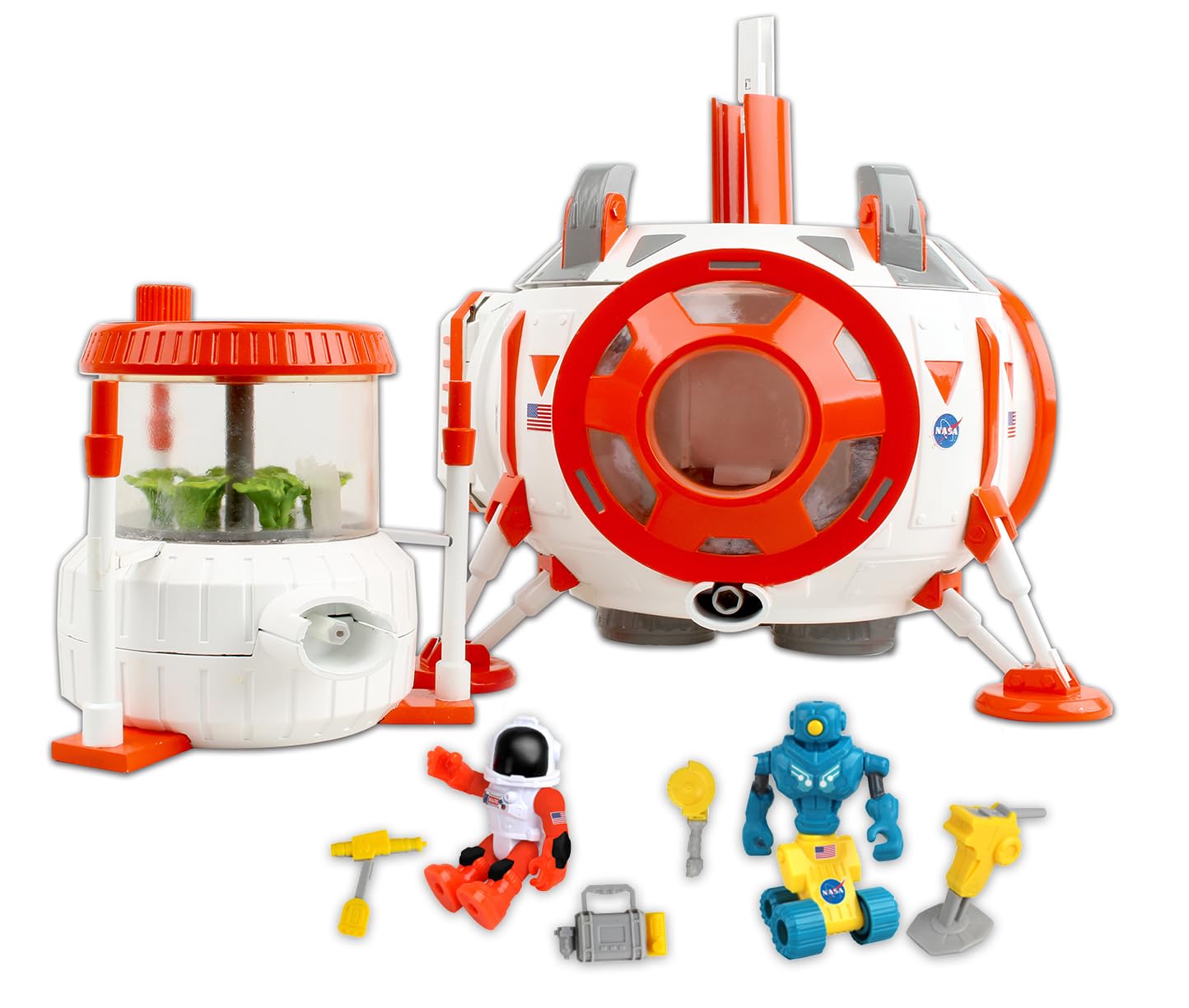 Daron Space Adventure x Mars Mission: Mars Space Station w/Astronaut, Robot & Accessories/Lights & Sounds - Image 4