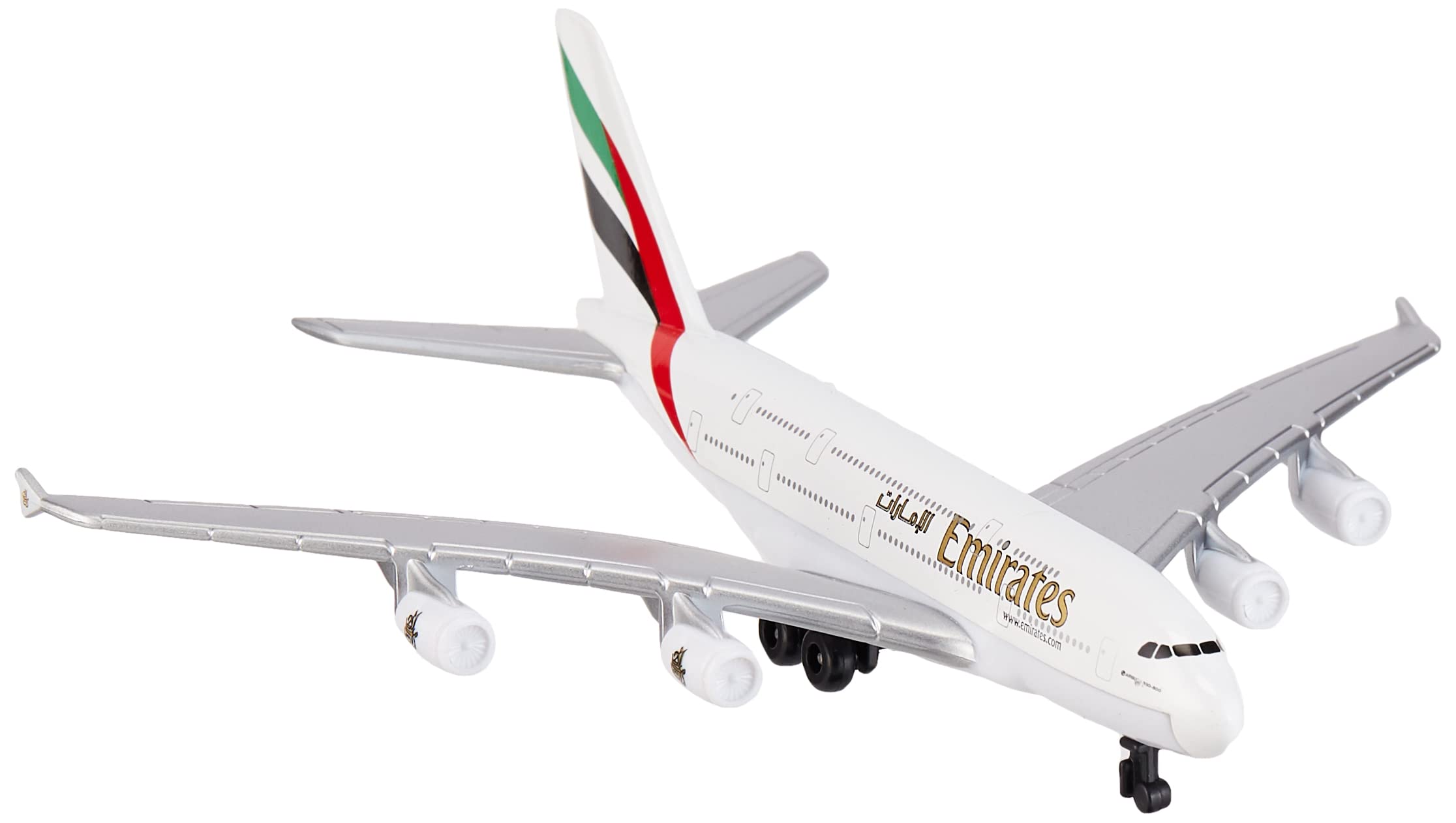 Daron Toy Airplane RT9904 – Emirates A380 – Die-Cast Metal Model Airplane Toy with Plastic Parts for Kids Ages 3+ - Image 4