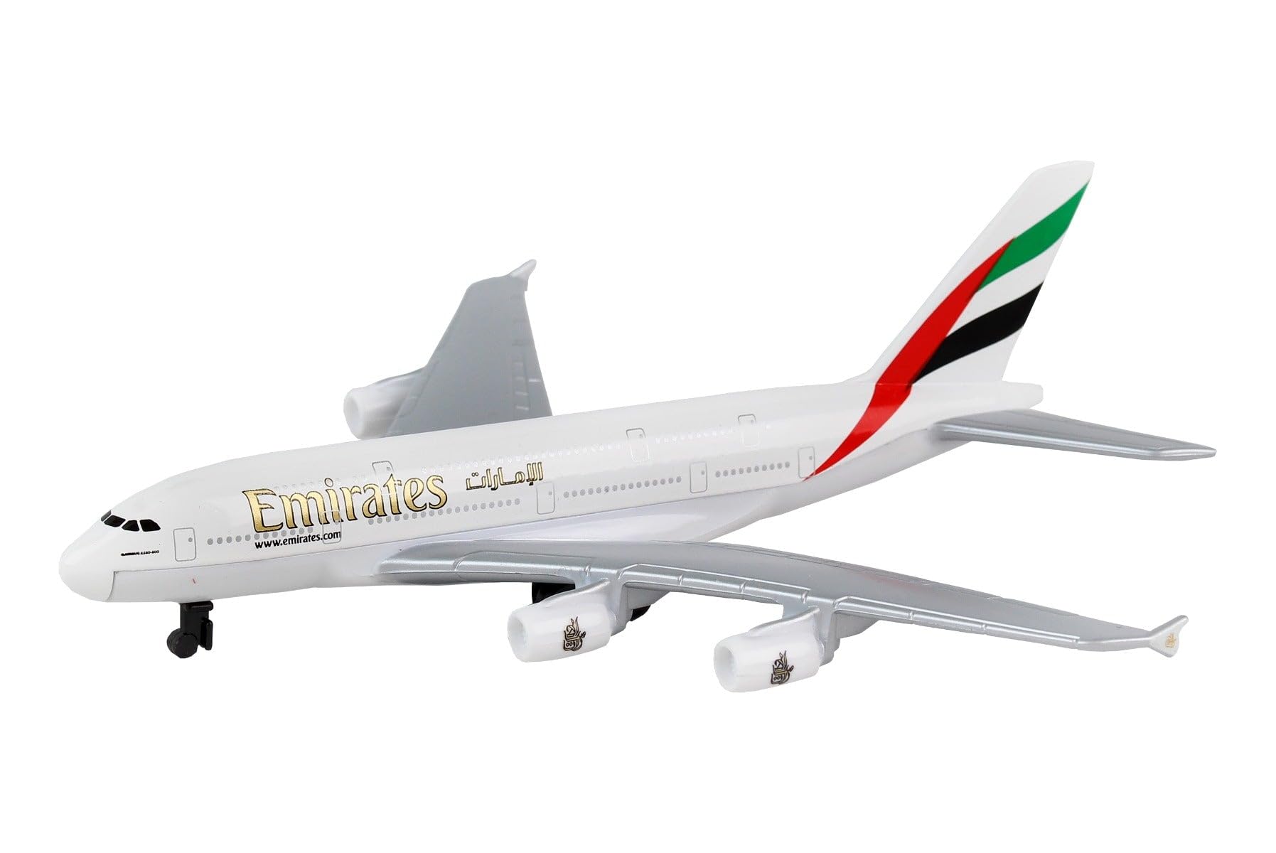 Daron Toy Airplane RT9904 – Emirates A380 – Die-Cast Metal Model Airplane Toy with Plastic Parts for Kids Ages 3+ - Image 8