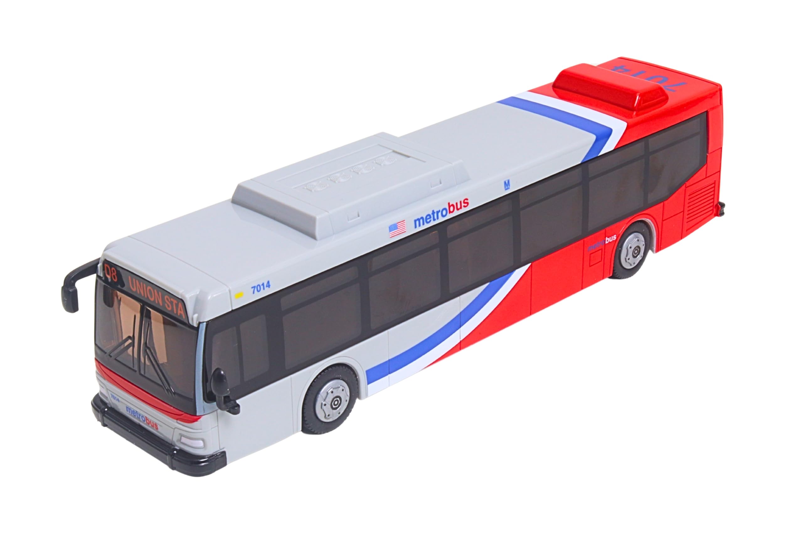 Daron Toy Bus – Washington DC Metrobus – Officially Licensed Friction Powered City Bus Toy with Opening Doors for Kids Ages 3+ - Image 3