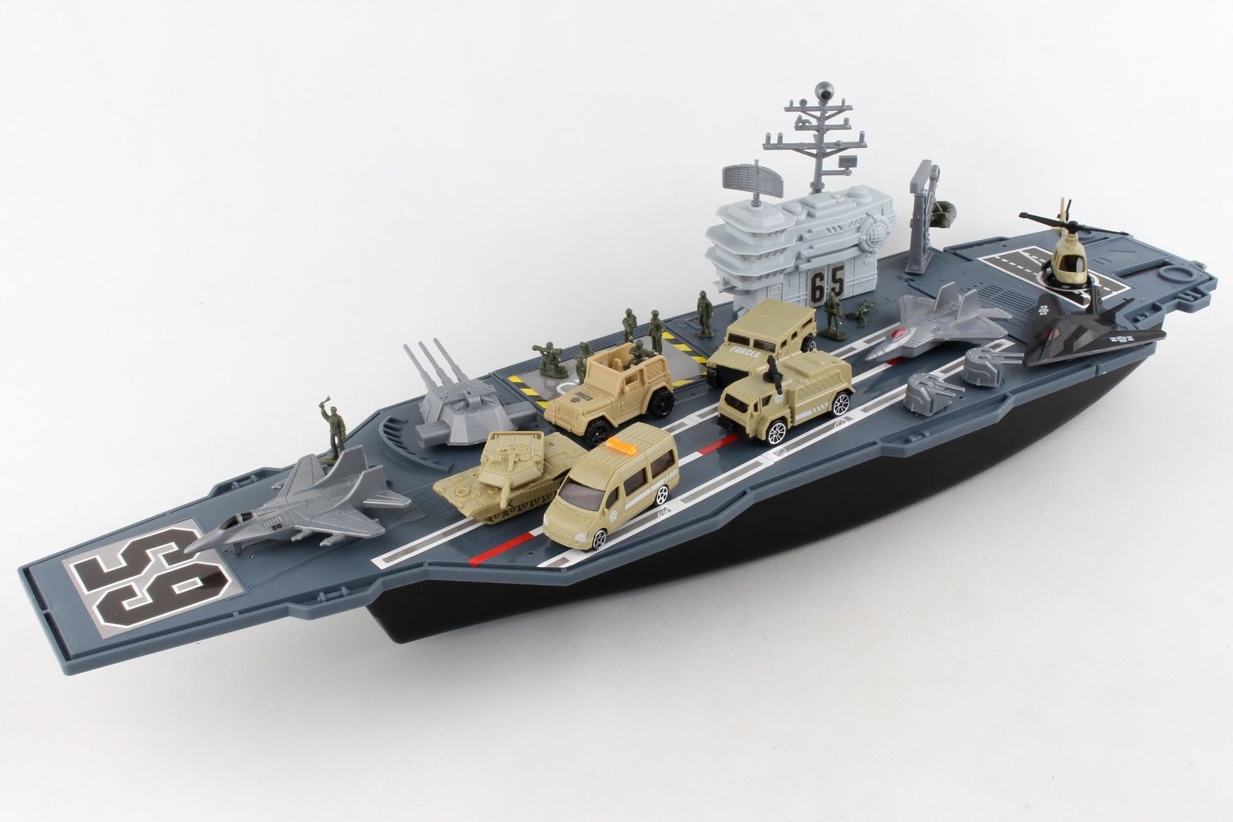 Daron Worldwide Trading Aircraft Carrier BP96243 Playset ,for 36 months to 180 months Gray - Image 5