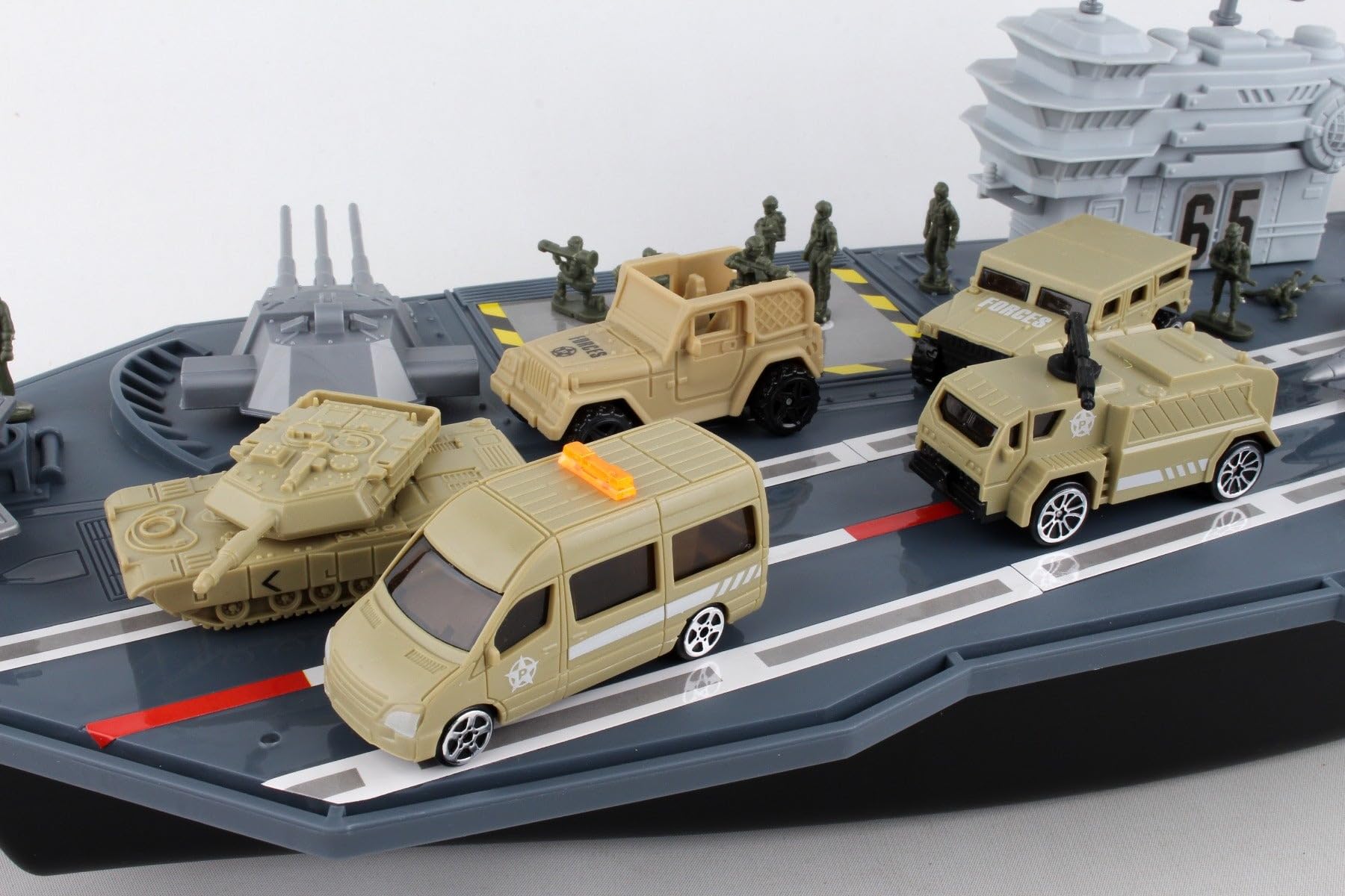 Daron Worldwide Trading Aircraft Carrier BP96243 Playset ,for 36 months to 180 months Gray - Image 6