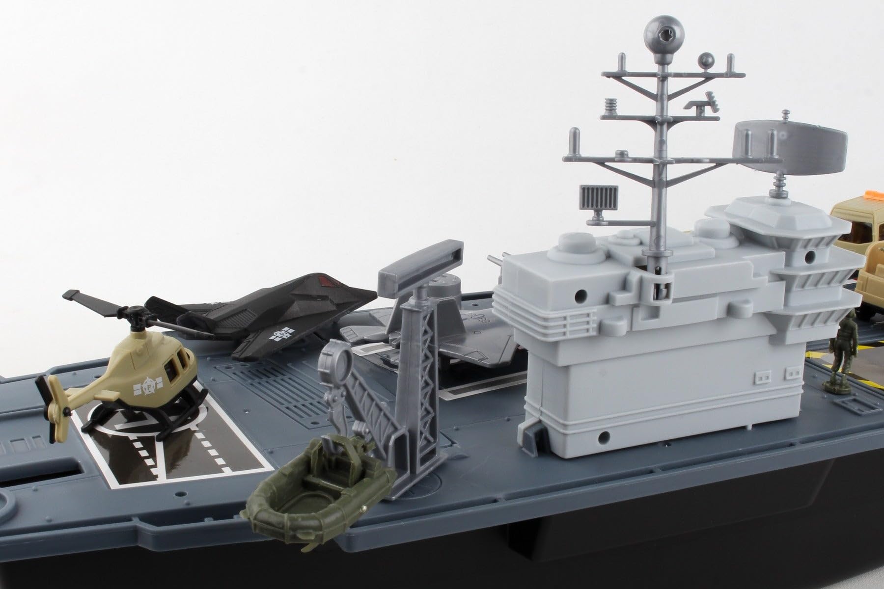 Daron Worldwide Trading Aircraft Carrier BP96243 Playset ,for 36 months to 180 months Gray - Image 9