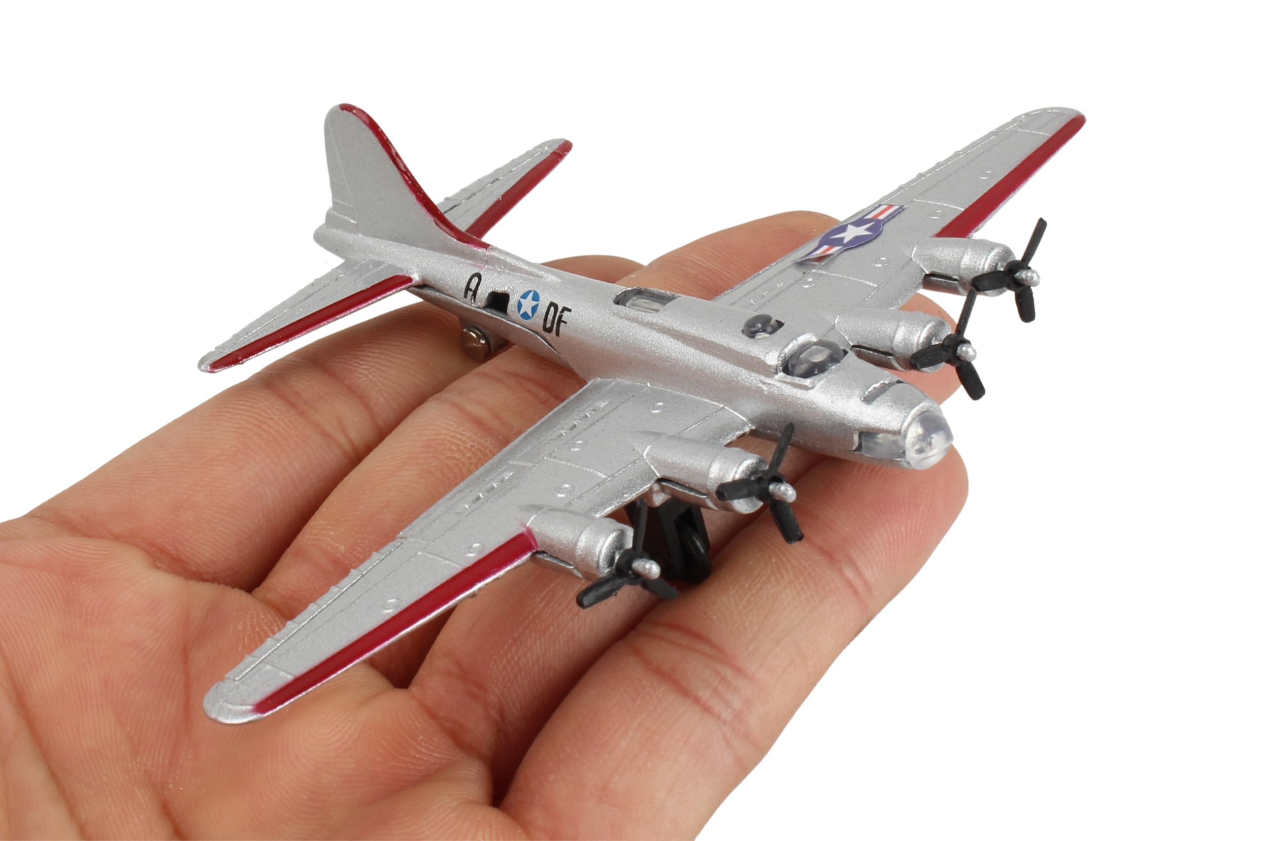 Daron Worldwide Trading Runway24 B-17 Vehicle, Silver - Image 4