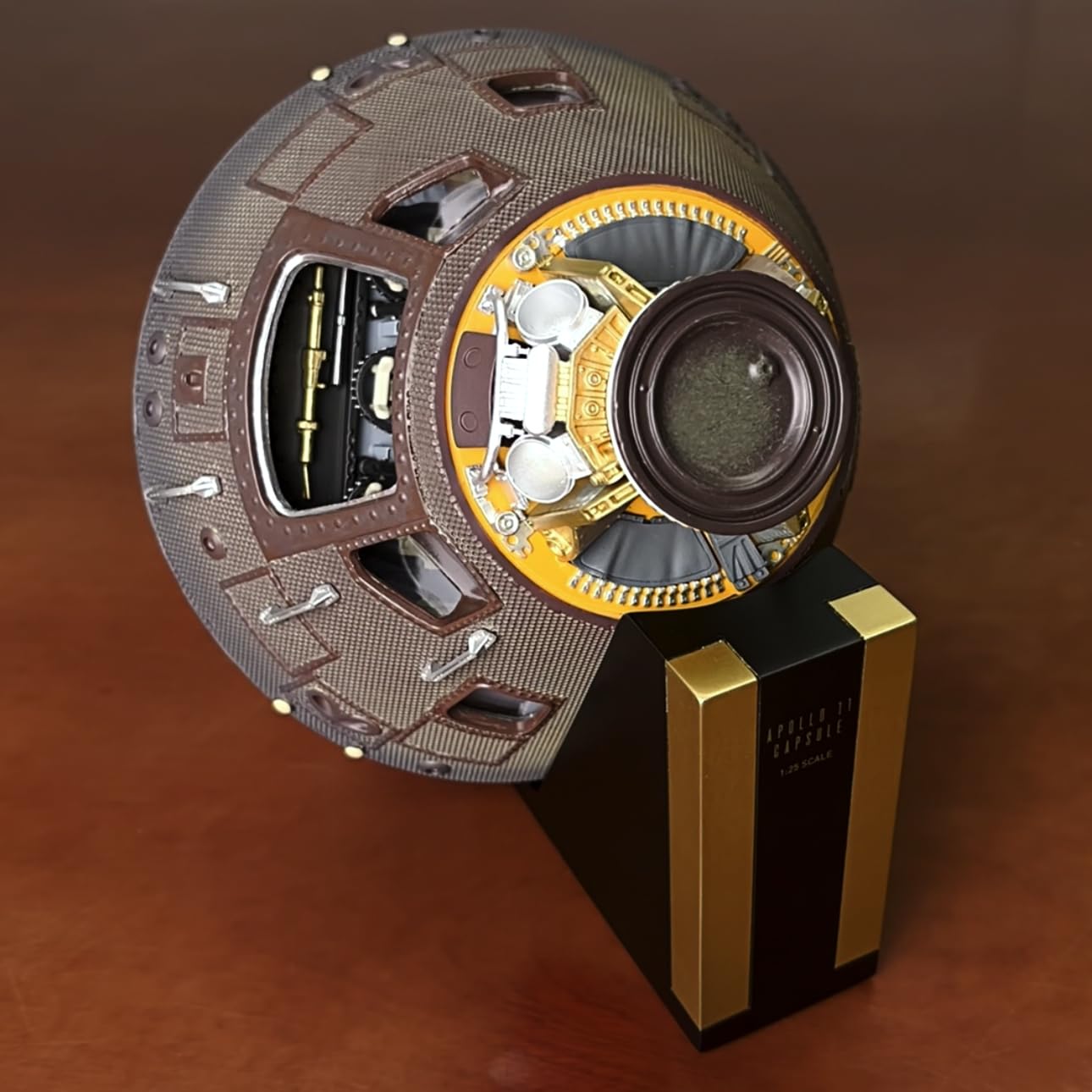Executive Series Apollo 11 Capsule Model – 1:25 Scale, Officially Licensed NASA Spacecraft Replica, Injection-Molded Resin with Display Stand | Museum-Quality Collectible - Image 6