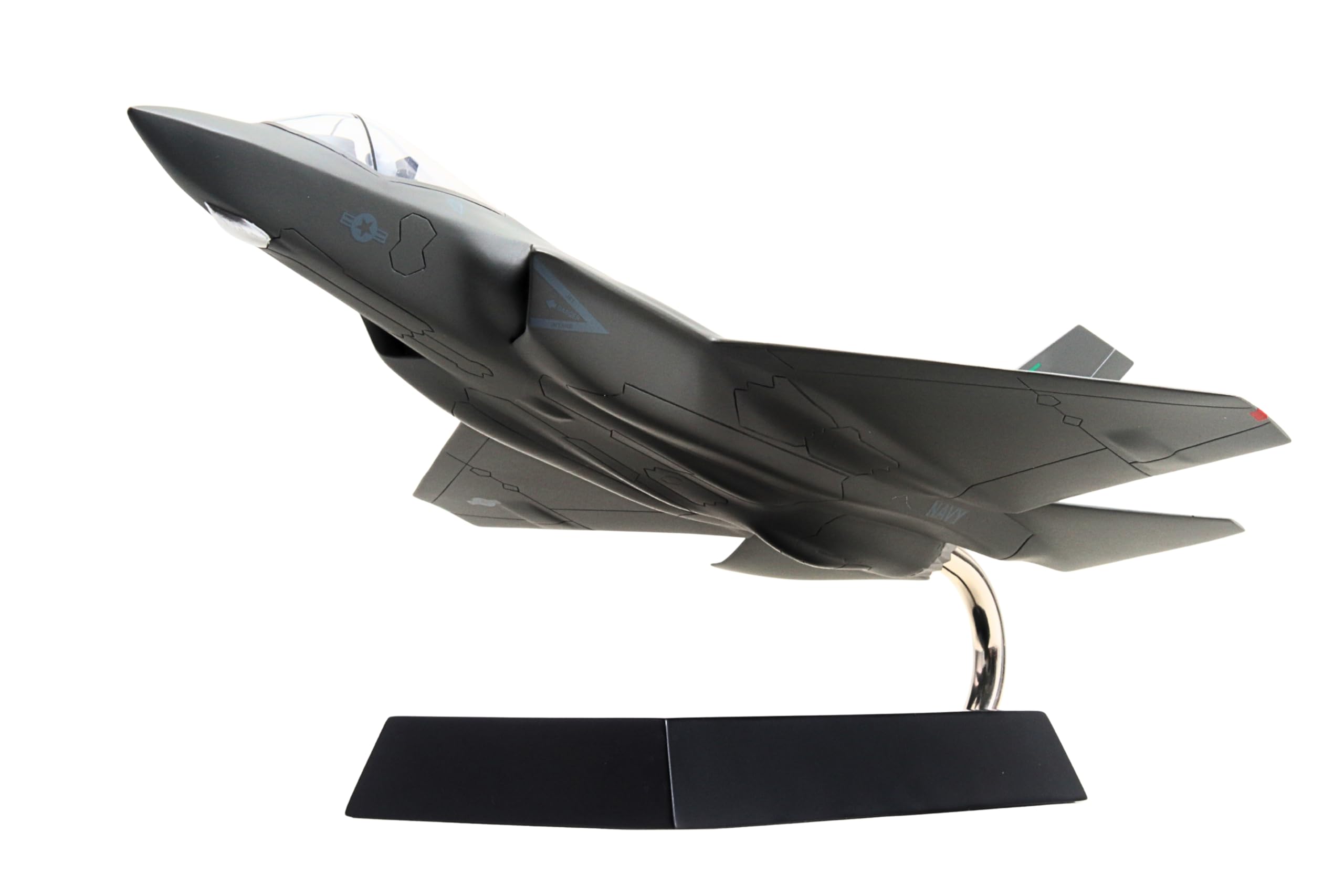Executive Series F-35C Lightning II – 1/48 Scale Die-Cast Style Resin Model Airplane with Display Stand – Officially Licensed Navy Carrier Fighter Jet Collectible for Ages 14+ - Image 7