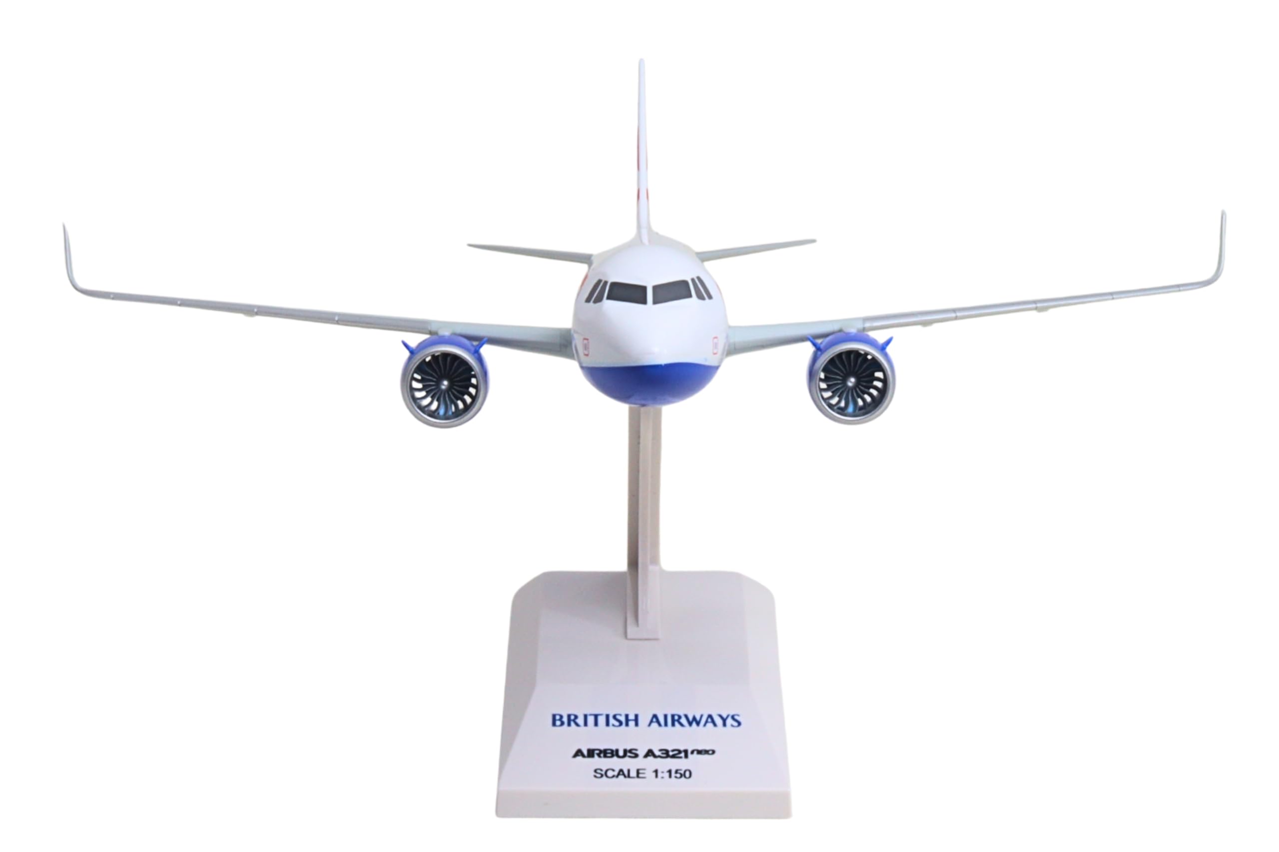 Skymarks British Airways A321neo Model Airplane – 1/150 Scale Aircraft – Detailed Injection Molded Plastic Plane with Display Stand – 11.75” Length, Ages 14+ - Image 11