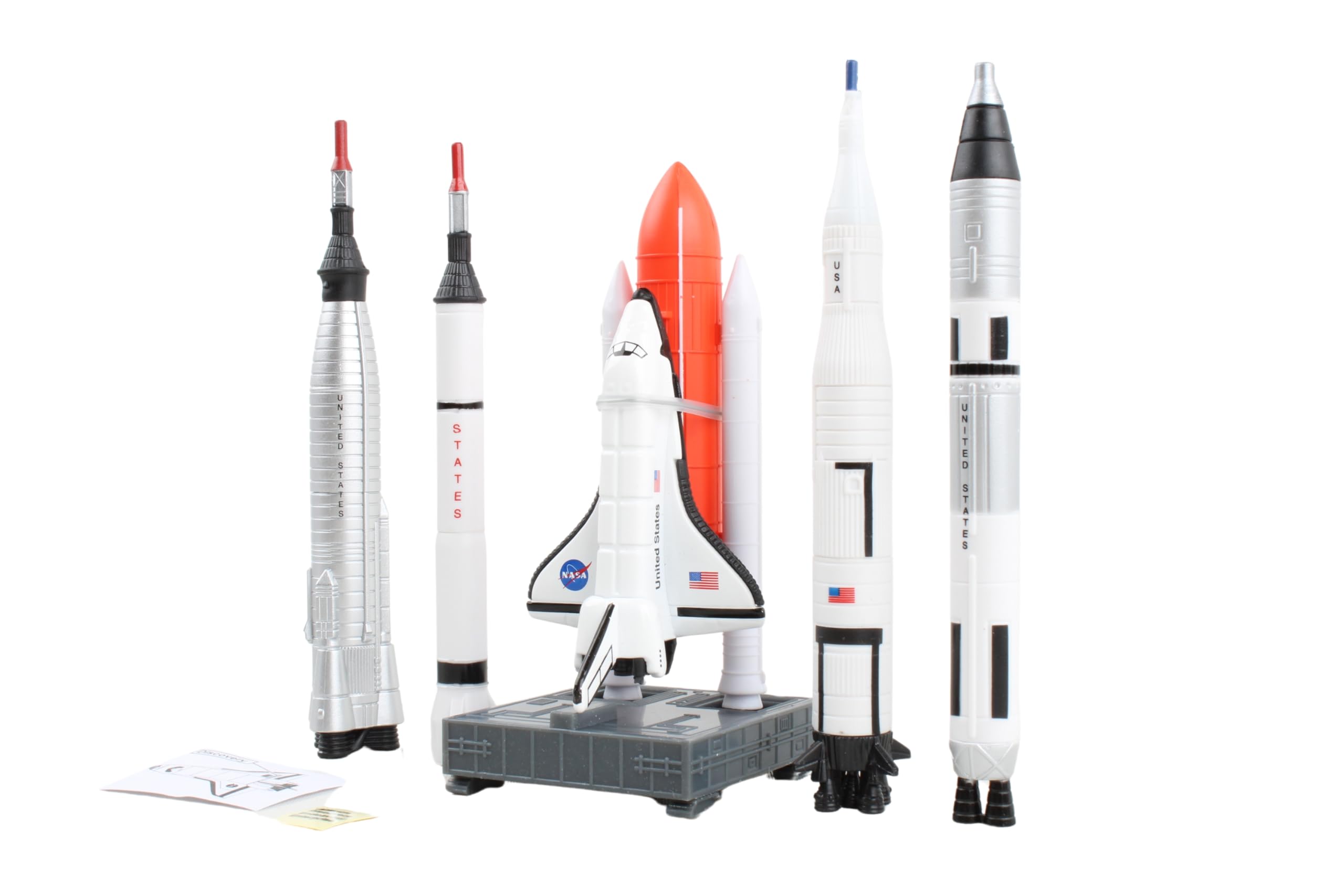 Space Adventure 5-Piece Rocket Series Playset Die-cast Metal Space Shuttle Fun Toys and Collectibles Perfect for Kids Ages 3+ - Image 10