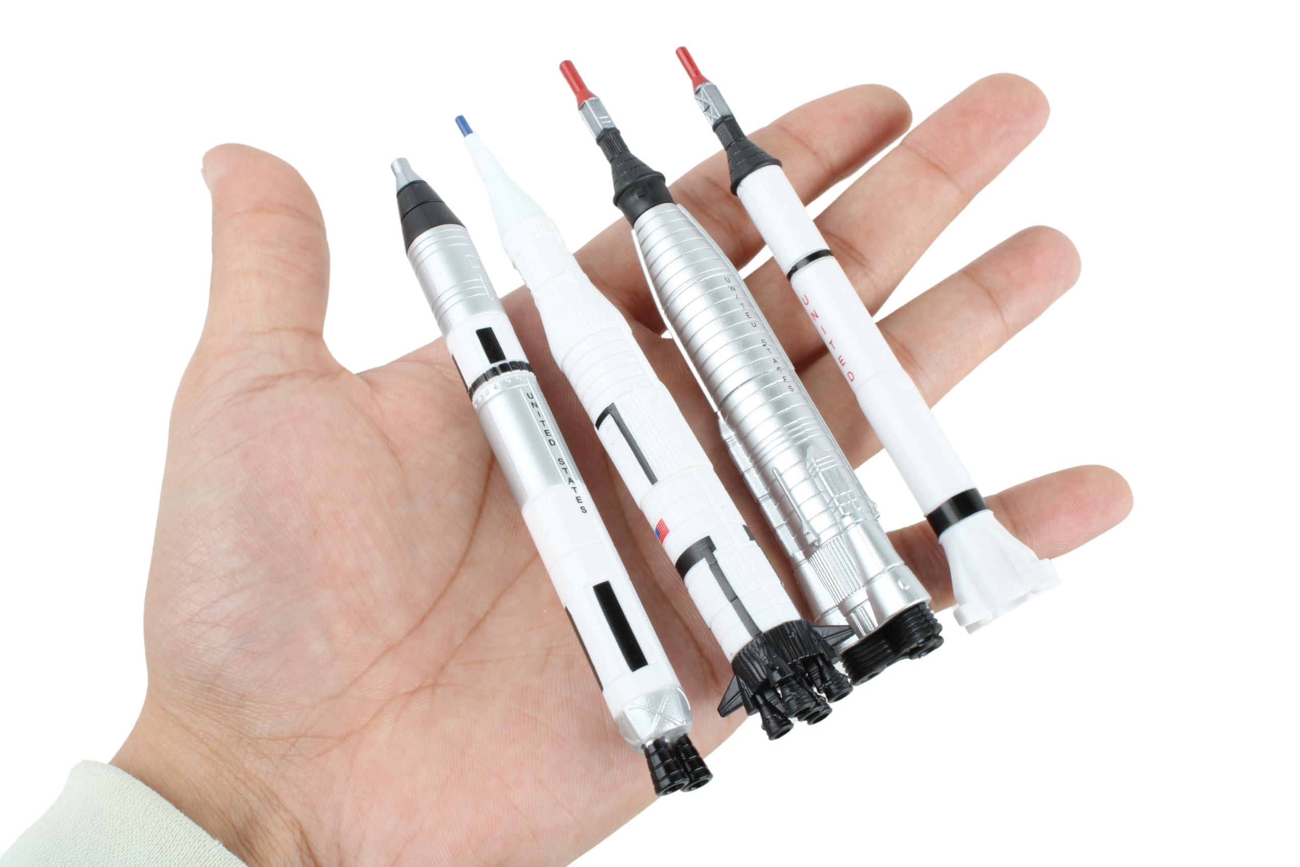 Space Adventure 5-Piece Rocket Series Playset Die-cast Metal Space Shuttle Fun Toys and Collectibles Perfect for Kids Ages 3+ - Image 3